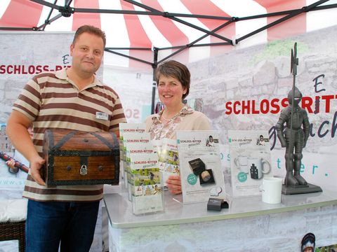 Schloss-Retter-Team im Sommer beim Kulinarischen Treff in Mülheim an der Ruhr